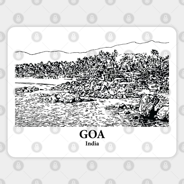 Goa - India Magnet by Lakeric